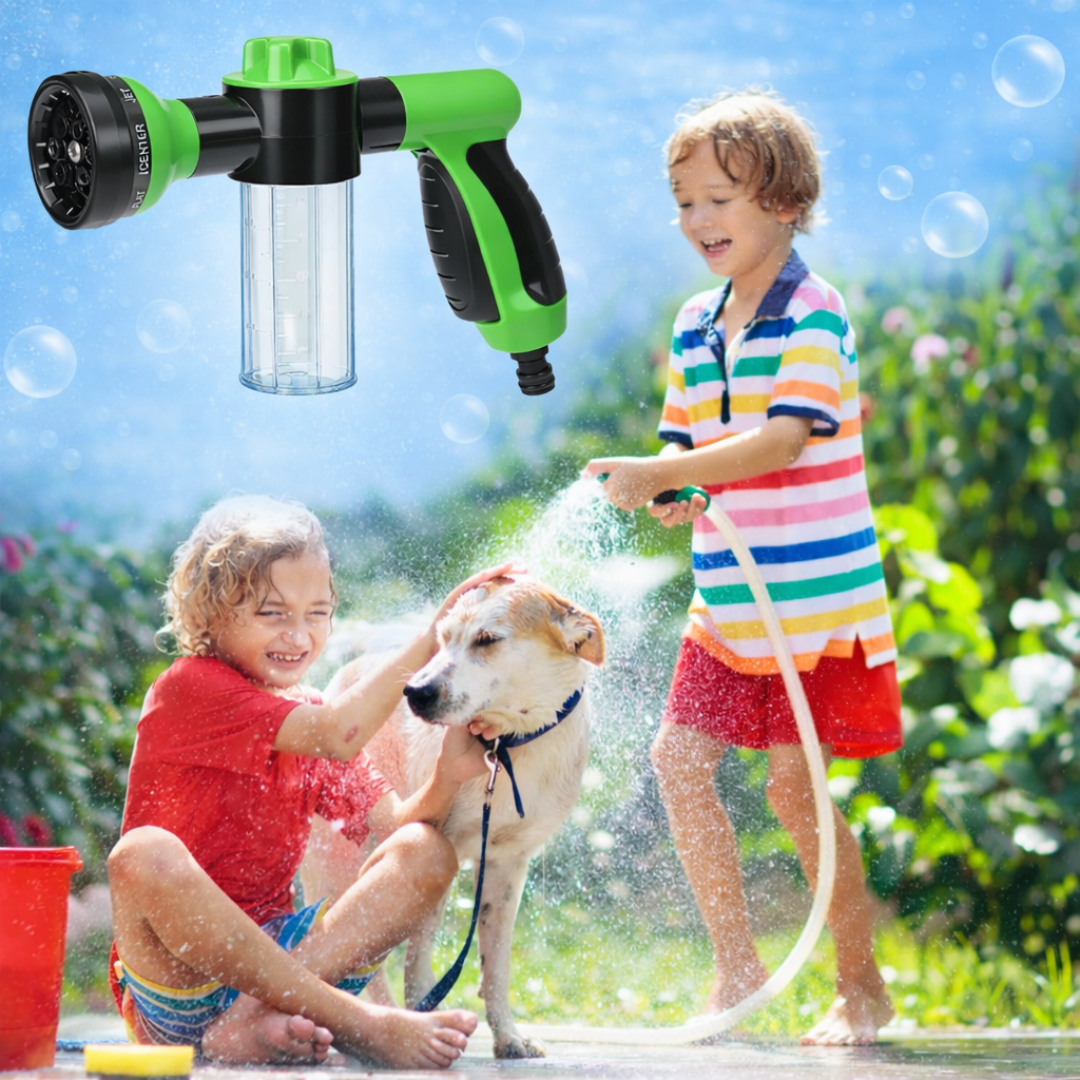 Ducha Portátil Para Perros Con Dispensador